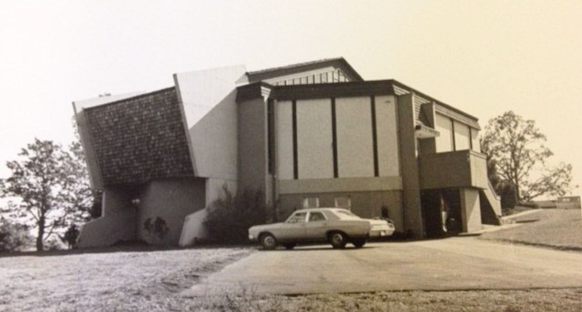 Original church building from the 1950s