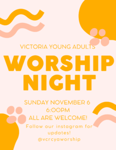 Victoria Young Adults Worship Night