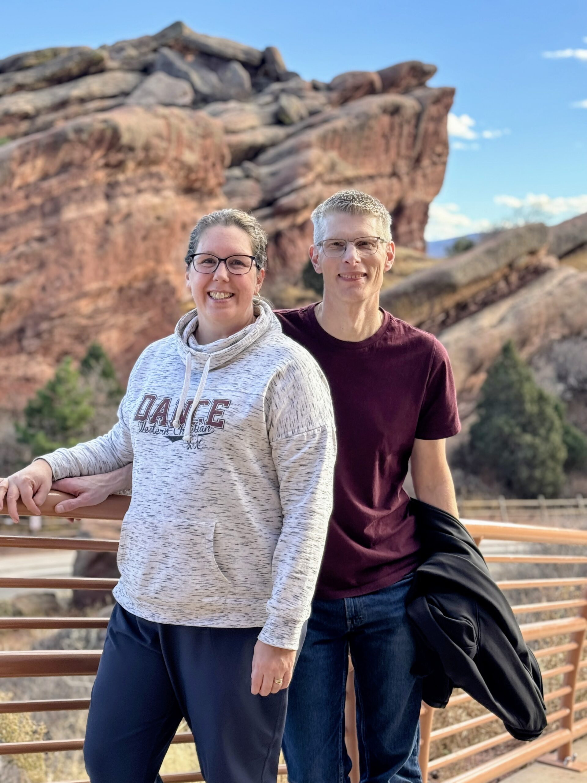 Stan & Monica Groothof at Red Rocks, CO.
